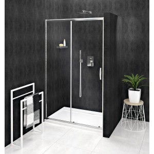 SIGMA SIMPLY drzwi prysznicowe przesuwne 1000mm, szkło czyste