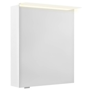 LINEX szafka z lustrem, oświetlenie LED, 60x70x15cm, lewa/prawa, biała