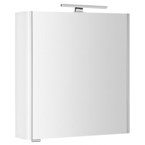 LUCIE szafka z lustrem z oświetleniem LED, 65x70x17cm, biała