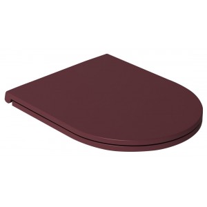 INFINITY Deska WC SLIM, Easy Take, Soft Close, Maroon Red mat