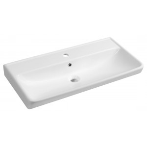 NEON umywalka ceramiczna 80x41,5cm, biały