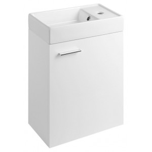 ZOJA szafka z umywalką ceramiczną 40x22 cm, biała