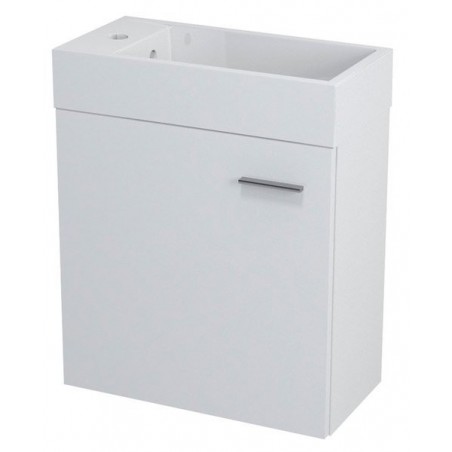 LATUS IV szafka umywalkowa 49,5x50x24,5 cm, biała (55570)