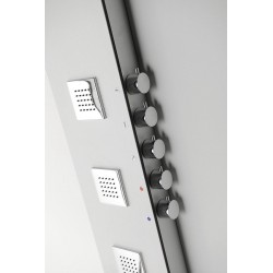 5SIDE SQUARE panel prysznicowy 250x1550mm, aluminium
