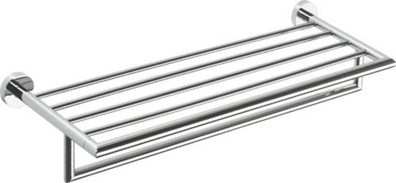 OMEGA półka na ręczniki z relingiem chrom 655x215x110mm (104205072)