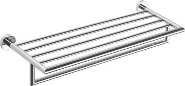 OMEGA półka na ręczniki z relingiem chrom 655x215x110mm (104205072)