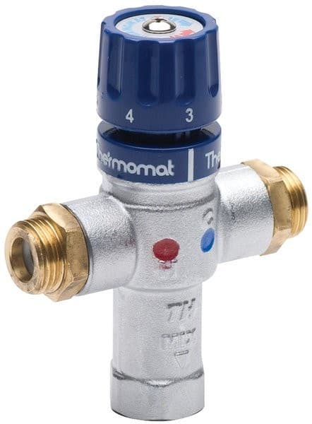 Termostatyczna bateria 1/2", 30-60°C, mosiądz