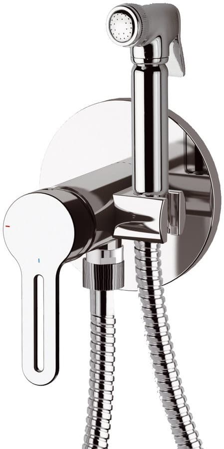 Bateria podtynkowa z prysznicem bidetowym chrom 3706