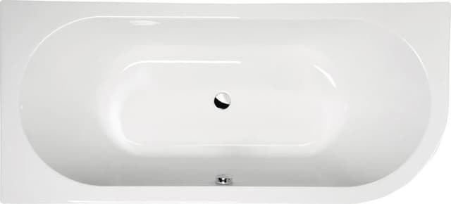 VIVA L 175 wanna asymetryczna 175x80cm, lewa biała