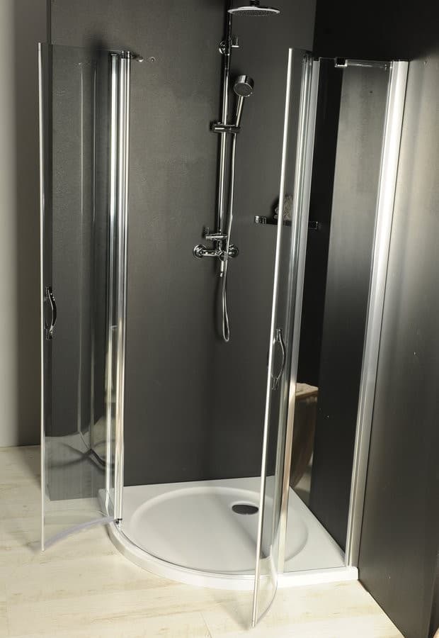 ONE półokrągła kabina prysznicowa 900x900 mm, szkło Coated Glass
