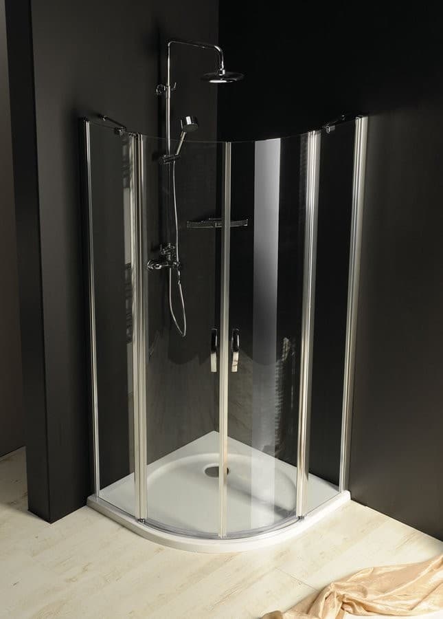 ONE półokrągła kabina prysznicowa 900x900 mm, szkło Coated Glass