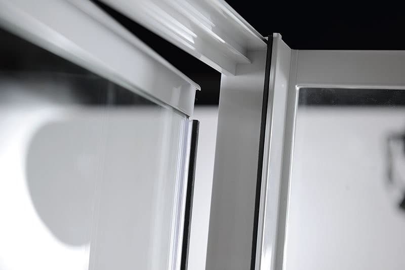 AMICO drzwi wnękowe uchylne 820-1000x1850mm z szkła