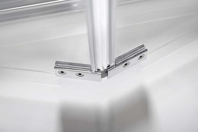LUCIS LINE drzwi prysznicowe składane 900mm ze szkła, uniwersalne