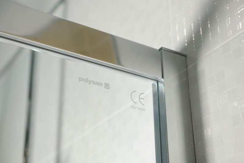 LUCIS LINE drzwi prysznicowe 1100mm, szkło czyste