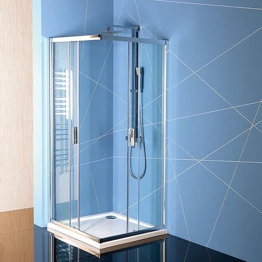 EASY LINE narożna kabina prysznicowa 800x800mm, szkło hartowane