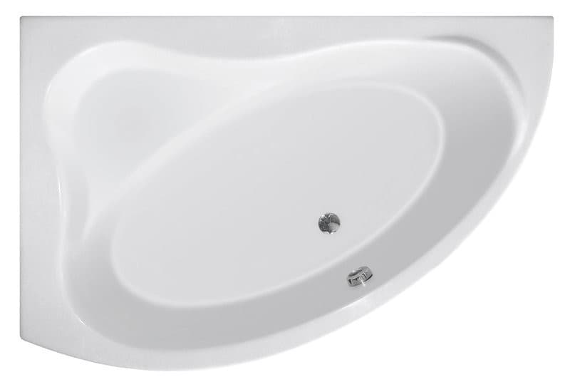 Wanna ORAVA 150x90 bez nóżek lewa asymetryczna biała