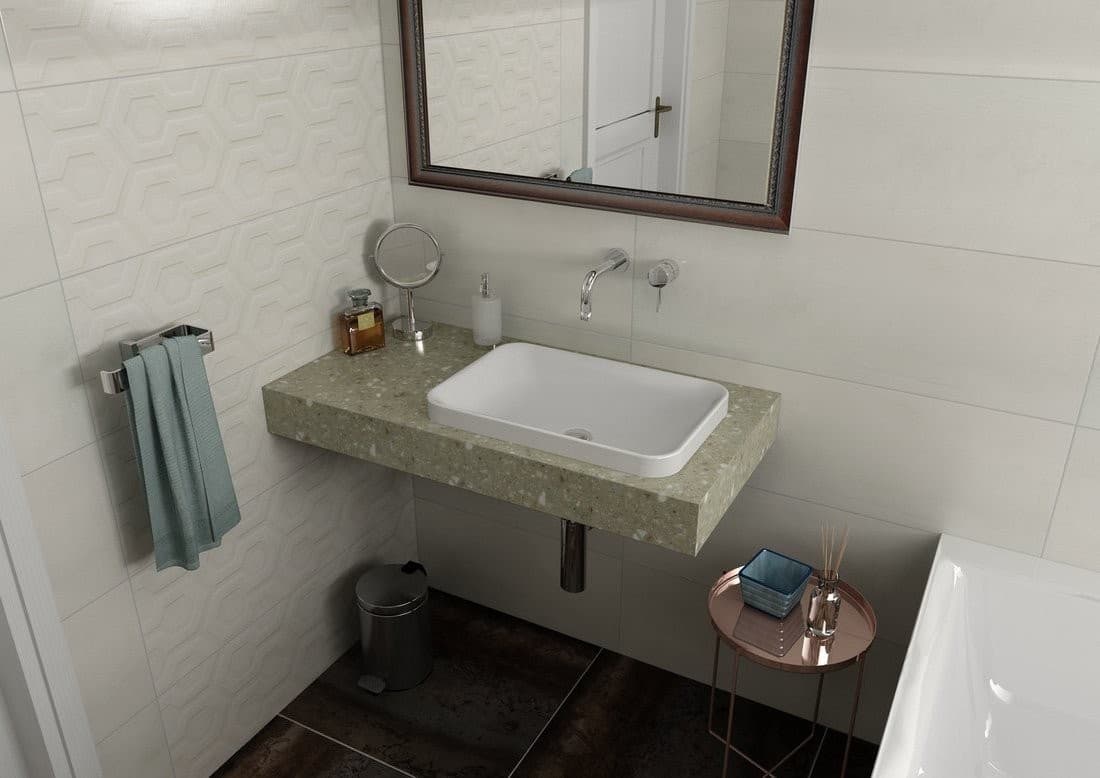 TAILOR blat kompozytowy Solid Surface 190x50 cm, wersja R