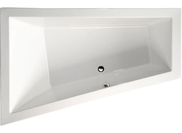 TRIANGL L wanna asymetryczna 180x120, lewa, akrylowe
