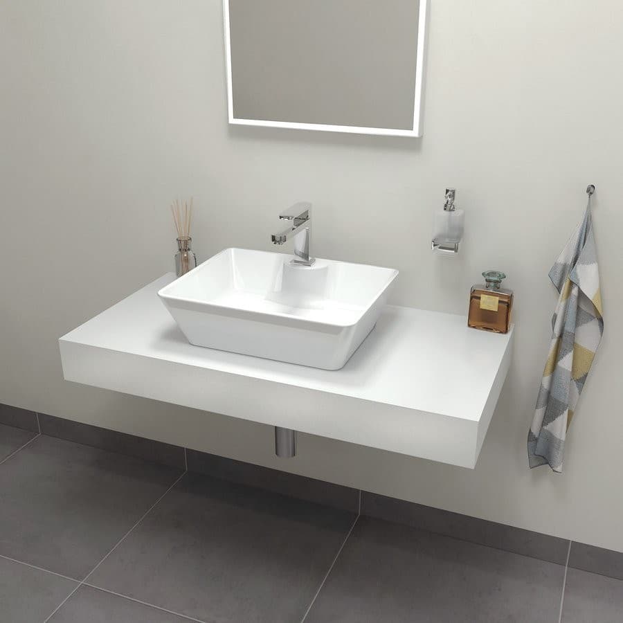 TAILOR blat kompozytowy 80x50 cm, Solid Surface, wersja C