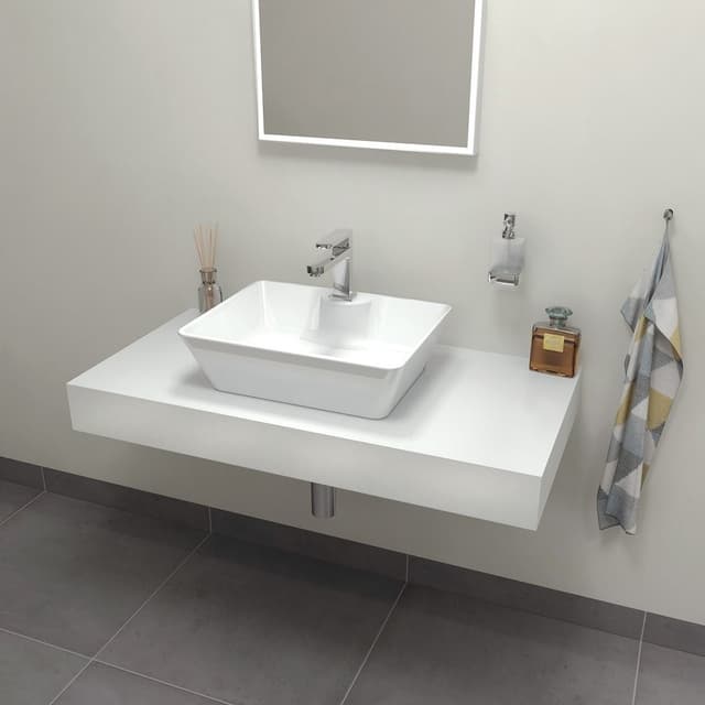 TAILOR blat kompozytowy 80x50 cm, Solid Surface, wersja C