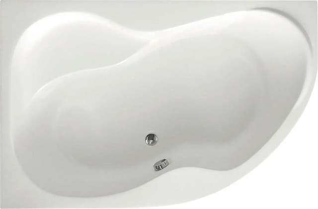 CIDLINA wanna asymetryczna 160x105 cm, lewa, biała