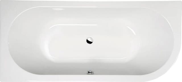 VIVA L 185 wanna asymetryczna 185x80cm, lewa biała