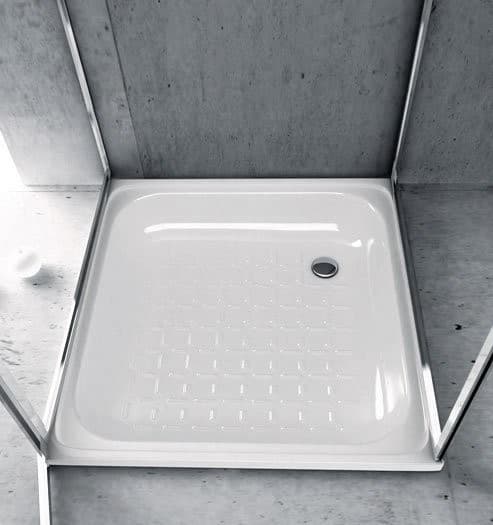 Brodzik prysznicowy emaliowany kwadrat 80x80 cm (AQUALINE)