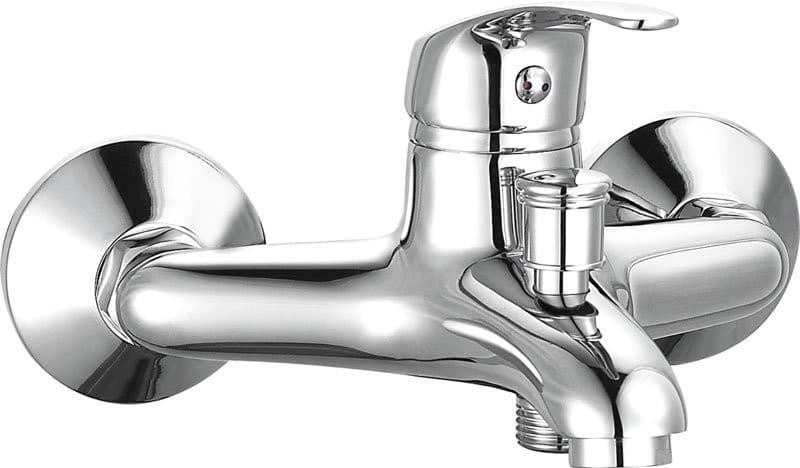 AQUALINE bateria wannowa naścienna 150mm chrom