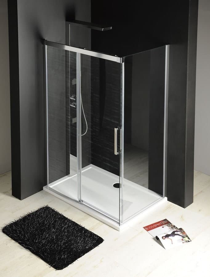 FONDURA przesuwne drzwi prysznicowe 1100mm, szkło COATED GLASS