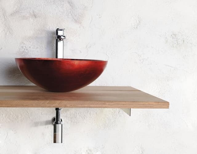 MURANO ROSSO IMPERO umywalka szklana 40x14 cm