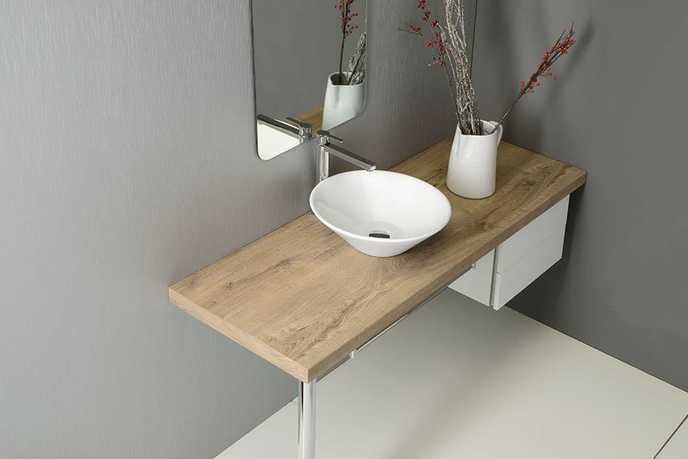 Umywalka ceramiczna COMILLAS 42x15cm nablatowa