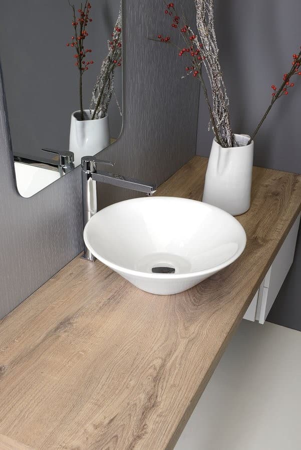 Umywalka ceramiczna COMILLAS 42x15cm nablatowa