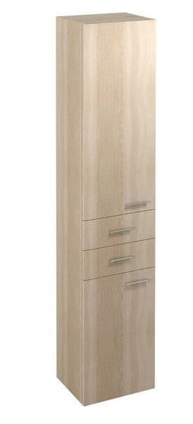 ZOJA KERAMIA FRESH wysoka szafka 35x184 cm, lewa, dąb platin