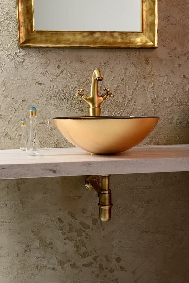FIANNA szklana umywalka 42 cm, elegancka i funkcjonalna