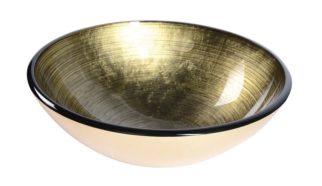 FIANNA szklana umywalka 42 cm, elegancka i funkcjonalna