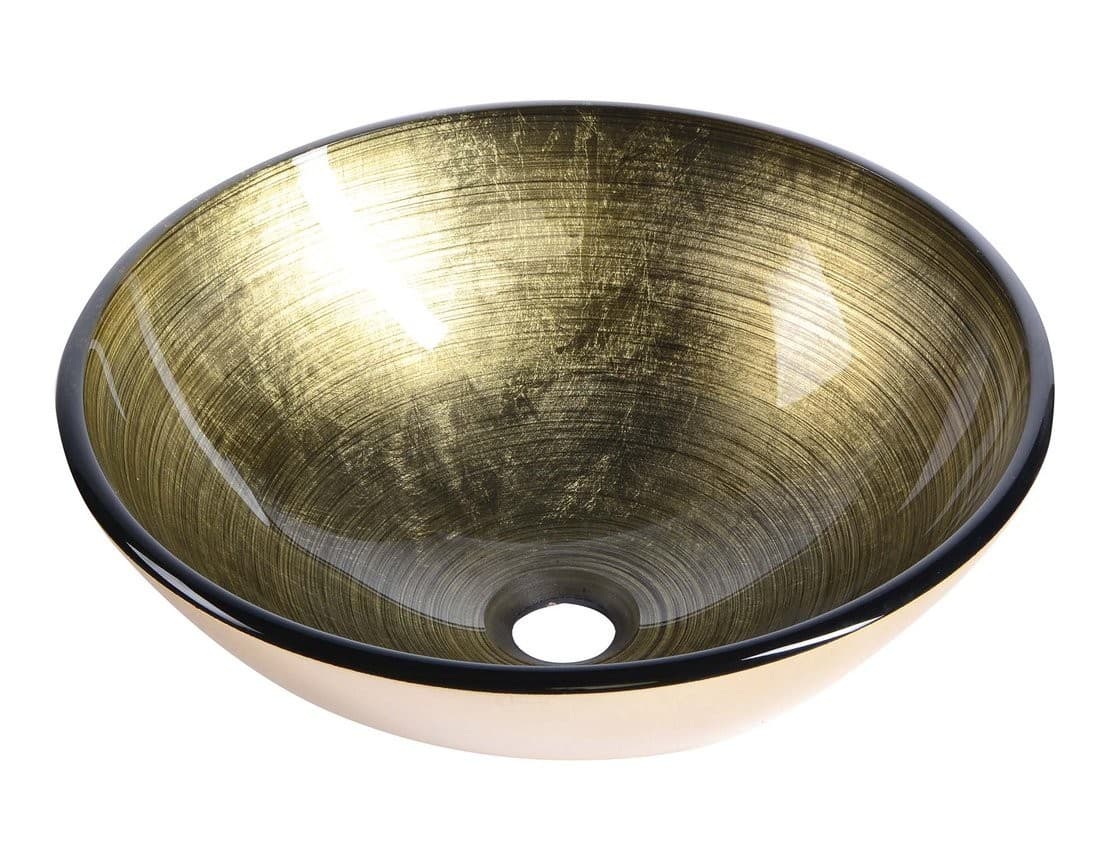 FIANNA szklana umywalka 42 cm, elegancka i funkcjonalna