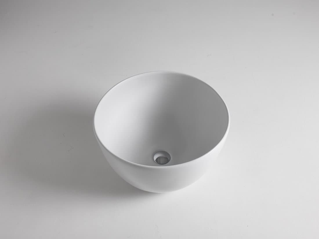 DOME umywalka ceramiczna nablatowa 44,5x27x44,5 cm