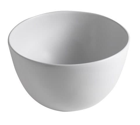DOME umywalka ceramiczna nablatowa 44,5x27x44,5 cm
