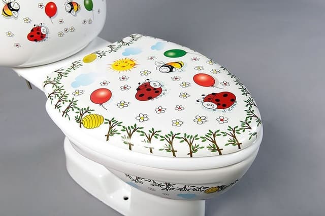 KID kompakt WC dla dzieci, odpływ pionowy, kolorowy