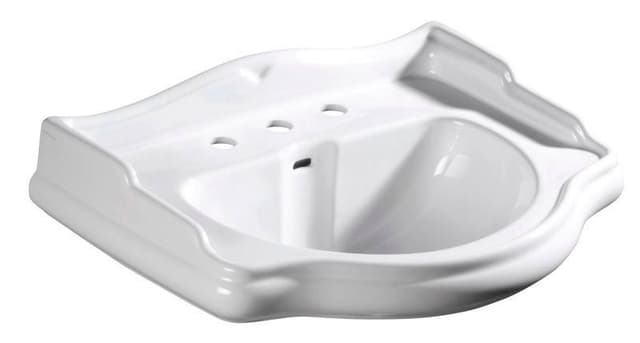 RETRO umywalka ceramiczna 69x52 cm, 3 otwory na baterię