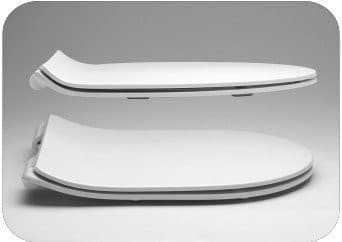 ADELE deska WC SLIM, termoplast SOFT CLOSE