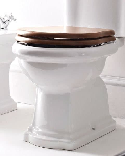 RETRO deska WC drewniana orzechowa