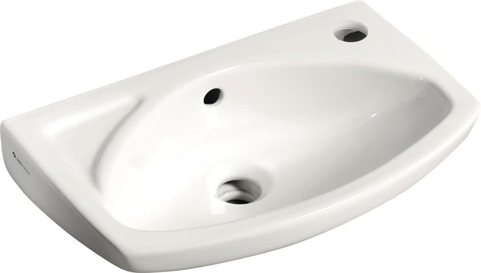 Umywalka ceramiczna SMALL 45x28cm - oszczędność miejsca