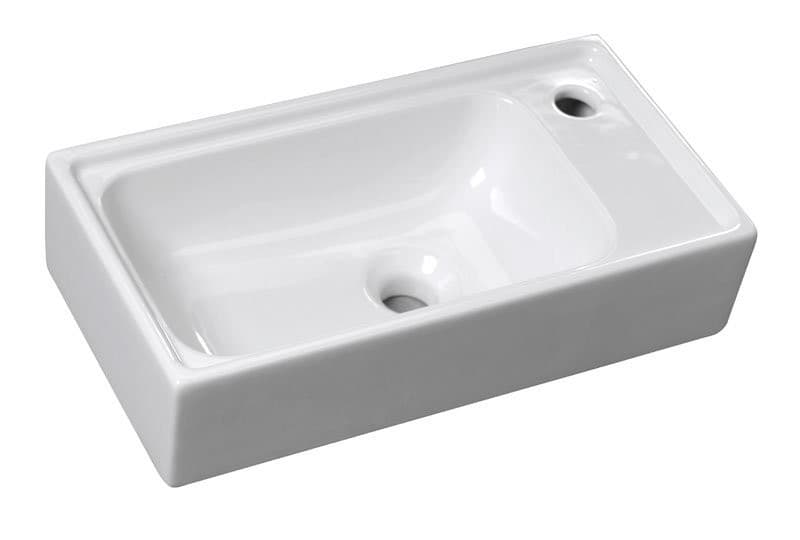 ORION umywalka ceramiczna 50x25 cm bez przelewu