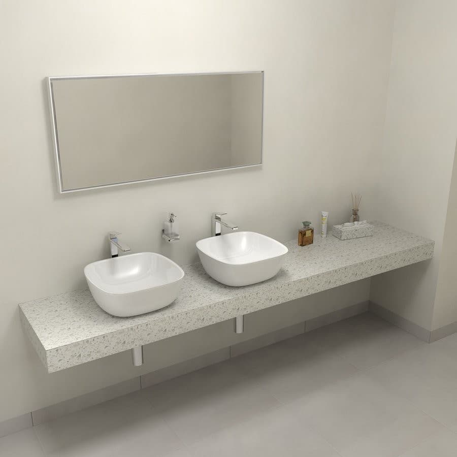 TAILOR blat kompozytowy 220x50 cm, L, sztuczny kamień