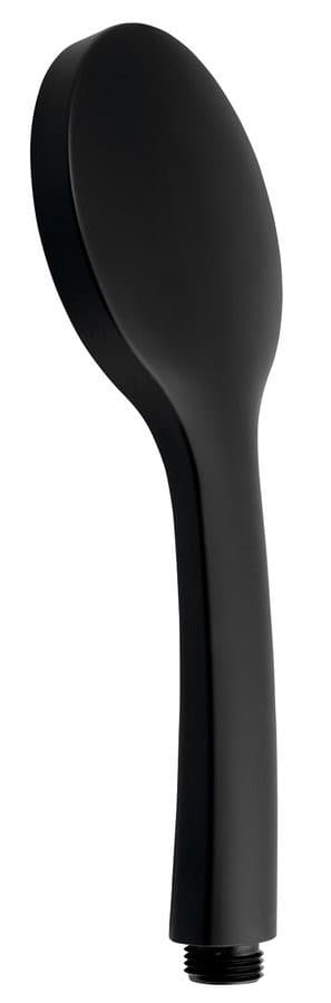 Rączka prysznicowa 1-funkcyjna, 102mm czarna ABS