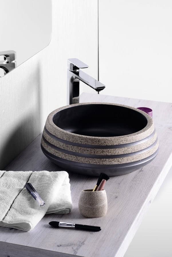 PRIORI umywalka ceramiczna 41cm, nowoczesny design