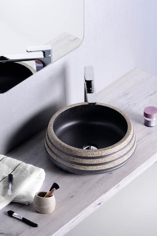 PRIORI umywalka ceramiczna 41cm, nowoczesny design