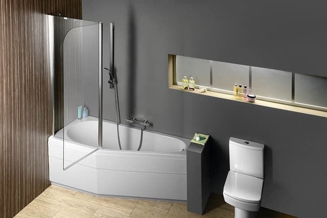 TIGRA L wanna asymetryczna 150x75, prawa, akryl Akripol