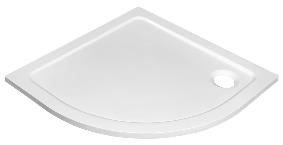 TECMI brodzik kompozytowy półokrągły 80x80 cm (R55)